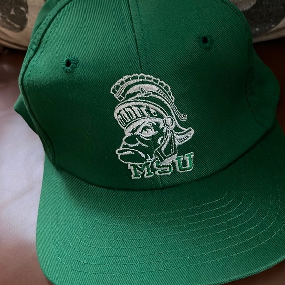 MICHIGAN STATE / Twins Enterprise Adjustable Flat Brim Hat - Picture 8 of 12